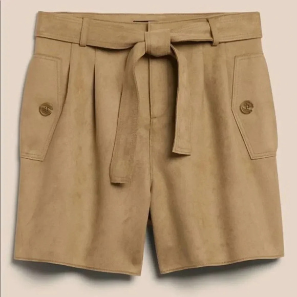 Banana Republic factory Vegan Suede Shorts - Picture 2 of 13